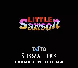 Coolection Little Samson NES PAL version loose game cartridge. Retro gaming collectible.