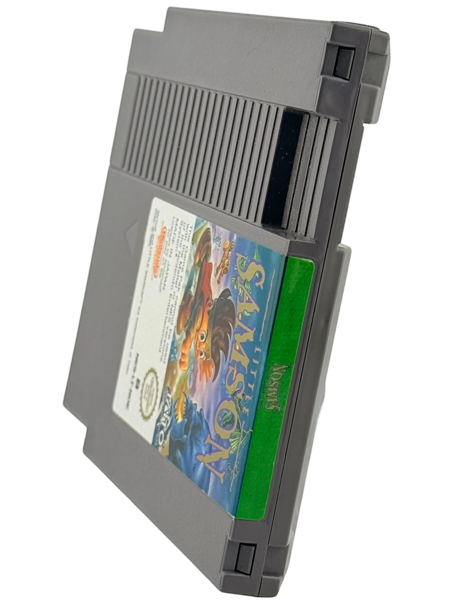 Coolection Little Samson NES PAL game cartridge with colorful label featuring characters. Loose game, tested.