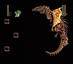 Coolection Little Samson NES PAL game cartridge featuring Samson fighting a large dragon boss. Retro gaming.