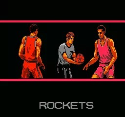 Coolection Tecmo NBA Basketball NES game cartridge, loose, tested, functional. Features 8-bit graphics of basketball players.