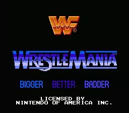 Coolection WWF Wrestlemania NES game cartridge, loose, tested and functional. Retro wrestling game.