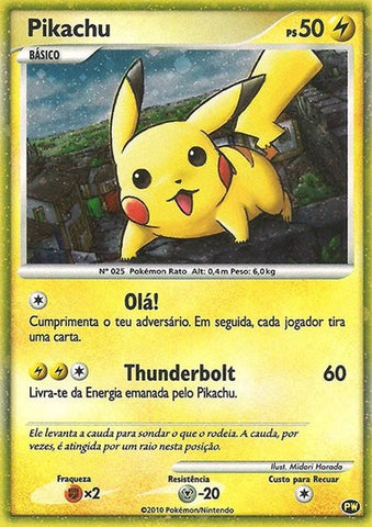 Pikachu (Portuguese) - Pikachu World Collection Promos #PW 9 - Foil