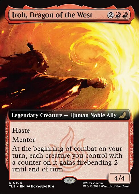 Iroh, Dragon of the West - Avatar: The Last Airbender Eternal #194 - Extended Art Foil — product image