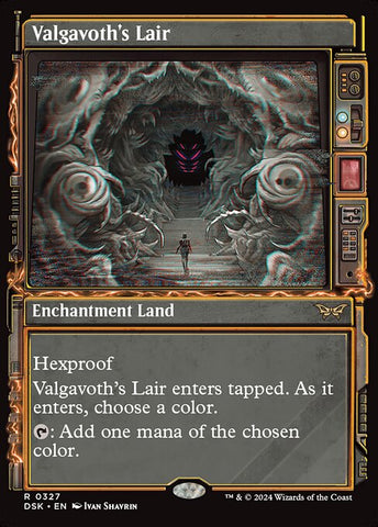 Valgavoth's Lair - Duskmourn: House of Horror #327 - Showcase Foil