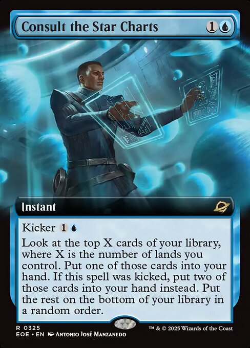 Consult the Star Charts - Edge of Eternities #325 - Extended Art Foil — product image