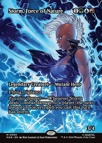 Storm, Force of Nature - Marvel Universe #94 - Borderless Foil
