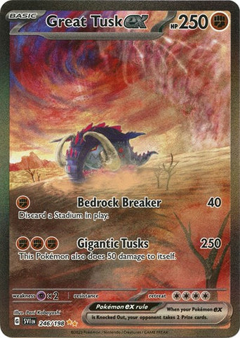 Great Tusk ex - 246/198 - SV01: Scarlet & Violet Base Set #246/198 - Foil