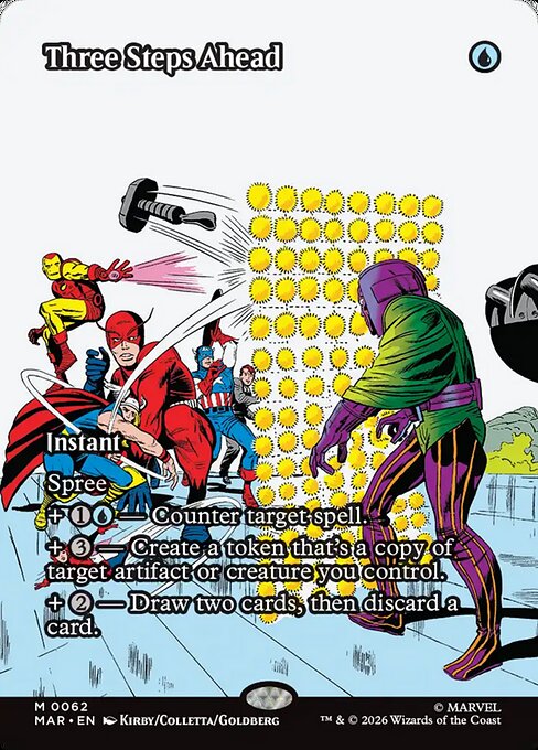 Three Steps Ahead - Marvel Universe #62 - Borderless Non-Foil — product image
