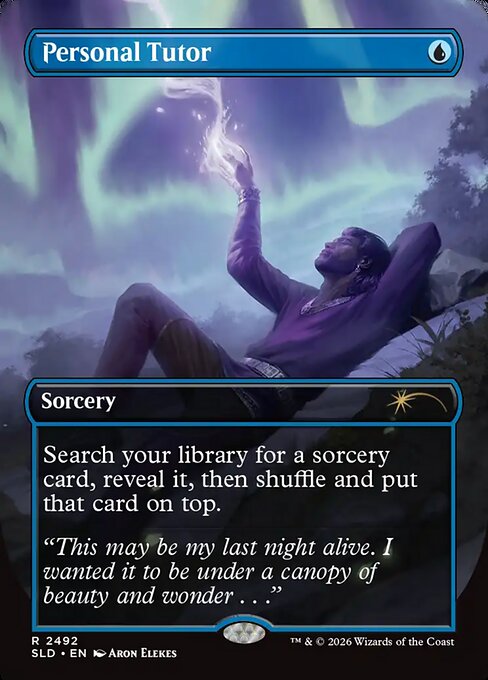 Personal Tutor - Secret Lair Drop #2492 - Borderless Foil — product image