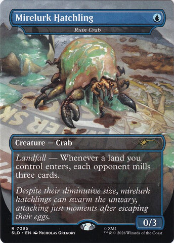 Ruin Crab - Secret Lair Drop #7095 - Borderless Non-Foil