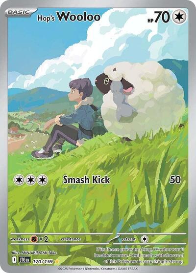 Hop's Wooloo - 170/159 - SV09: Journey Together #170/159 - Foil — product image
