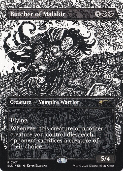 Butcher of Malakir - Secret Lair Drop #7071 - Borderless Foil — product image