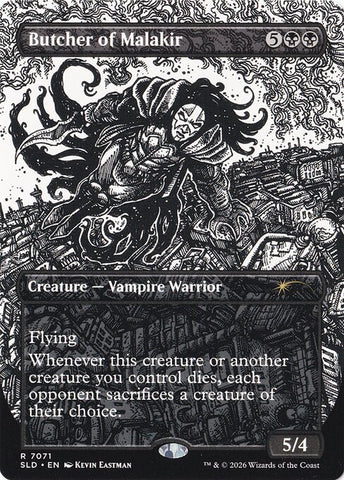 Butcher of Malakir - Secret Lair Drop #7071 - Borderless Foil