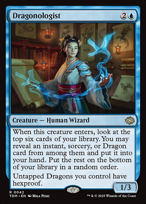 Dragonologist - Tarkir: Dragonstorm #42 - Foil — product image