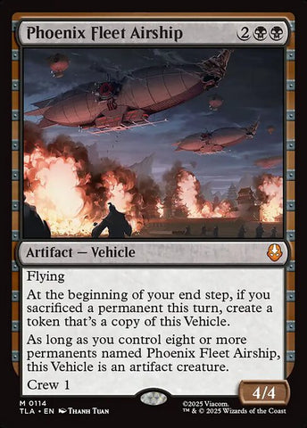 Phoenix Fleet Airship - Avatar: The Last Airbender #114 - Foil