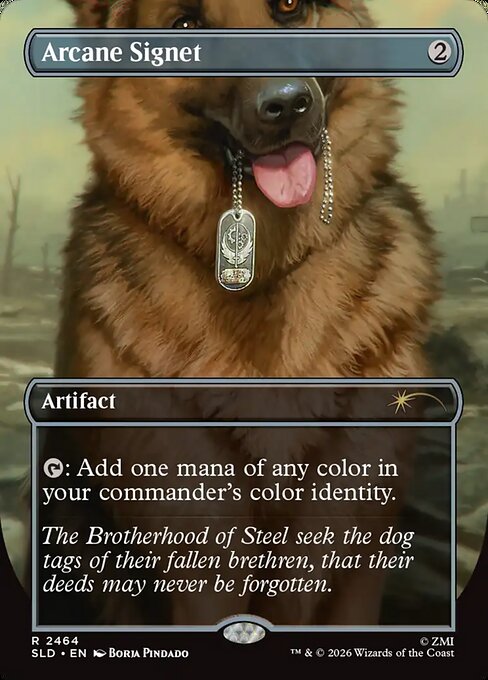 Arcane Signet - Secret Lair Drop #2464 - Borderless Non-Foil — product image