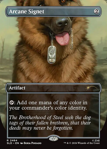 Arcane Signet - Secret Lair Drop #2464 - Borderless Non-Foil