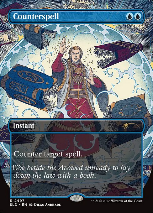 Counterspell - Secret Lair Drop #2497 - Borderless Foil — product image