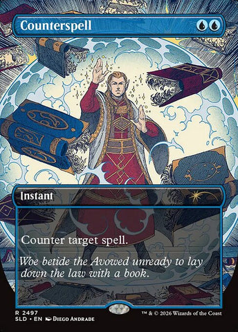 Counterspell - Secret Lair Drop #2497 - Borderless Foil