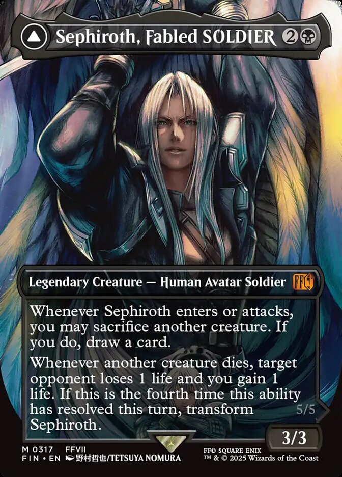 Sephiroth, Fabled SOLDIER (Borderless) (0317)