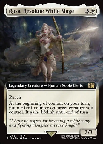 Rosa, Resolute White Mage (Extended Art)