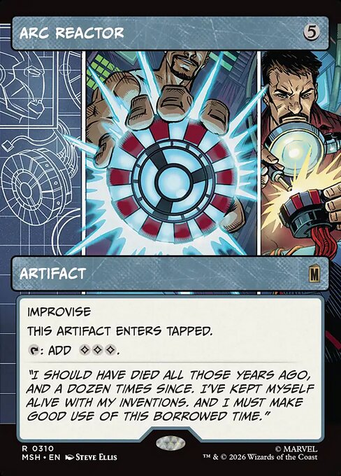 Arc Reactor - Marvel Super Heroes #310 - Showcase Foil — product image