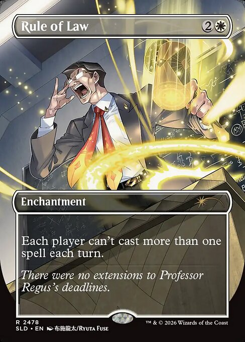 Rule of Law - Secret Lair Drop #2478 - Borderless Foil — product image