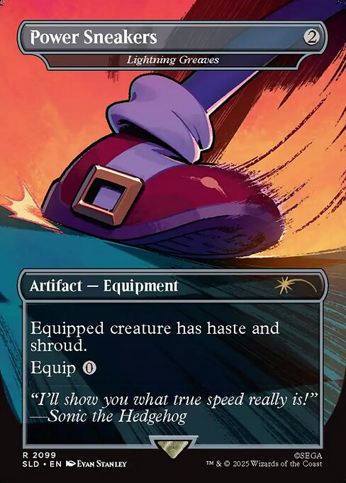 Lightning Greaves - Secret Lair Drop #2099 - Borderless Foil — product image