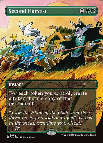 Second Harvest - Secret Lair Drop #2380 - Borderless Foil