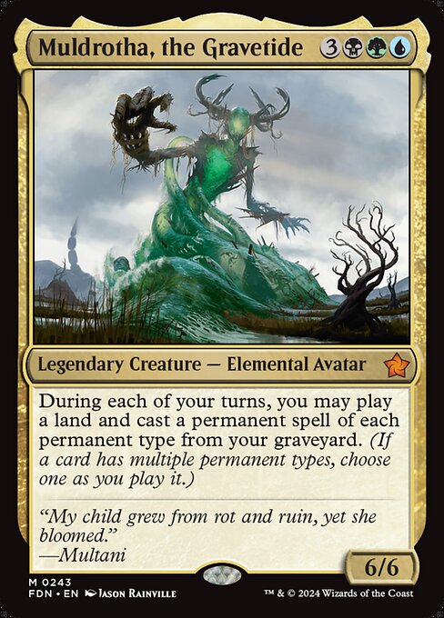 Muldrotha, the Gravetide - Foundations #243 - Non-Foil — product image