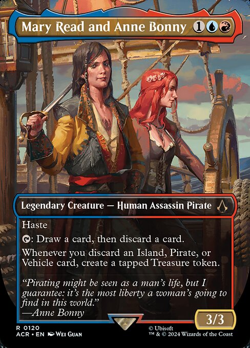 Mary Read and Anne Bonny - Assassin's Creed #120 - Borderless Non-Foil — product image