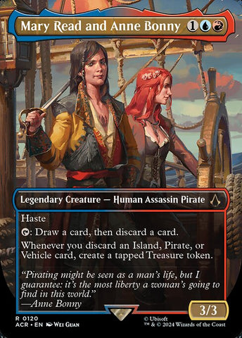 Mary Read and Anne Bonny - Assassin's Creed #120 - Borderless Non-Foil