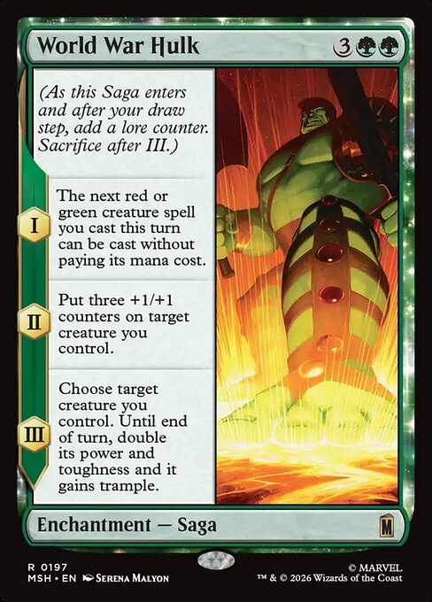 World War Hulk - Marvel Super Heroes #197 - Foil — product image