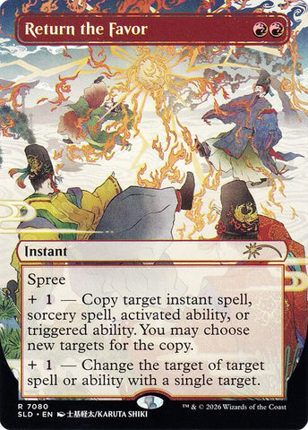 Return the Favor - Secret Lair Drop #7080 - Borderless Foil