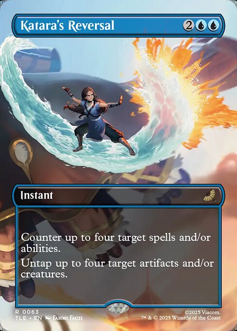 Katara's Reversal - Avatar: The Last Airbender Eternal #63 - Borderless Non-Foil — product image