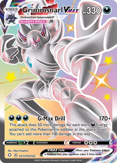 Grimmsnarl VMAX - Shining Fates: Shiny Vault #SV117/SV122 - Foil — product image