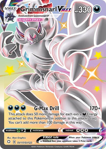 Grimmsnarl VMAX - Shining Fates: Shiny Vault #SV117/SV122 - Foil