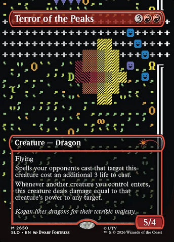 Terror of the Peaks - Secret Lair Drop #2650 - Borderless Foil