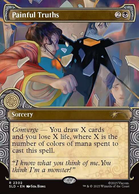 Painful Truths - Secret Lair Drop #2302 - Showcase Foil — product image