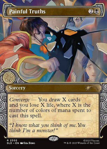 Painful Truths - Secret Lair Drop #2302 - Showcase Foil