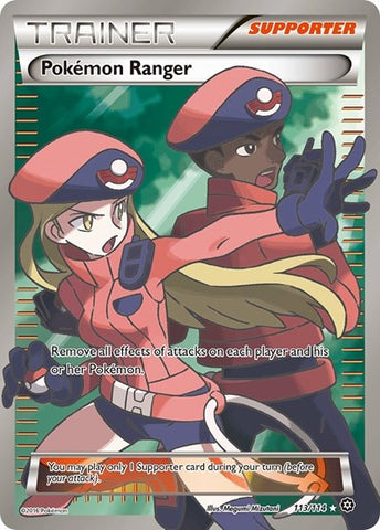 Pokemon Ranger (Full Art) - XY - Steam Siege #113/114 - Foil