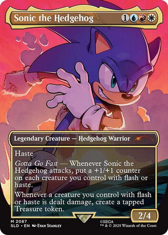 Sonic the Hedgehog - Secret Lair Drop #2087 - Borderless Foil