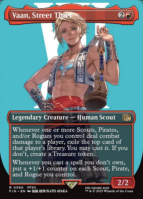 Vaan, Street Thief - Final Fantasy #390 - Borderless Foil — product image