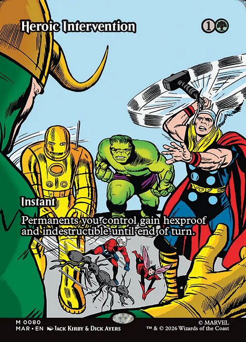Heroic Intervention - Marvel Universe #80 - Borderless Non-Foil — product image