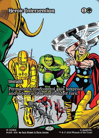 Heroic Intervention - Marvel Universe #80 - Borderless Non-Foil