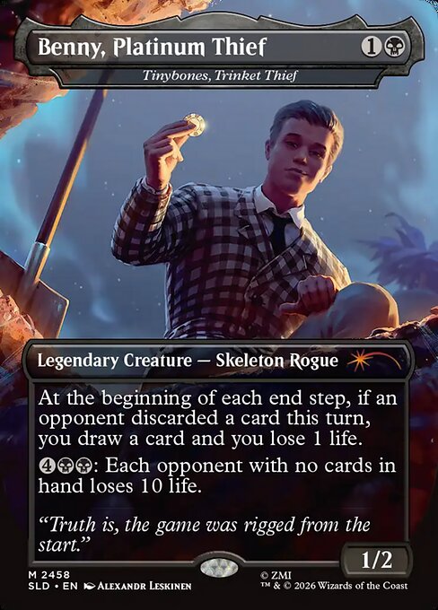 Tinybones, Trinket Thief - Secret Lair Drop #2458 - Borderless Foil — product image