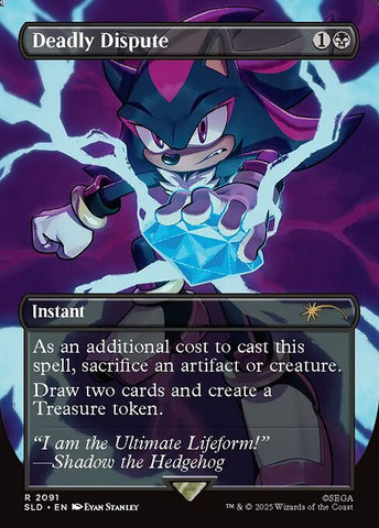 Deadly Dispute - Secret Lair Drop #2091 - Borderless Foil