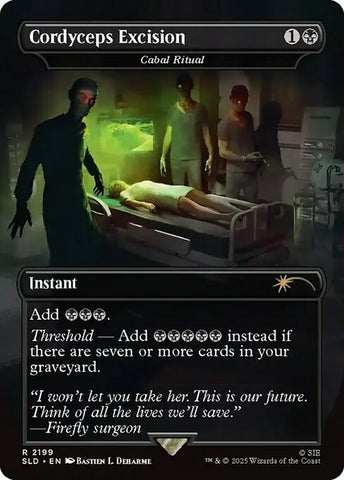 Cabal Ritual - Secret Lair Drop #2199 - Borderless Foil