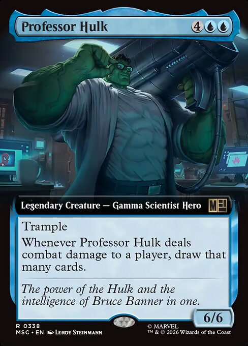 Professor Hulk - Marvel Super Heroes Commander #338 - Extended Art Non-Foil — product image
