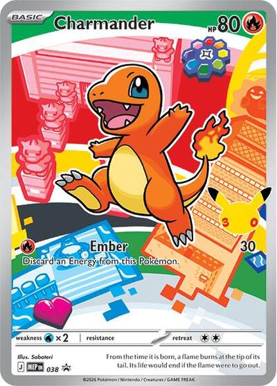Charmander - 038 - ME: Mega Evolution Promo #038 - Foil — product image